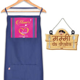 Mom's Cooking Is Love Made Visible Apron and Mummy Da Dhaba Wall Hanging